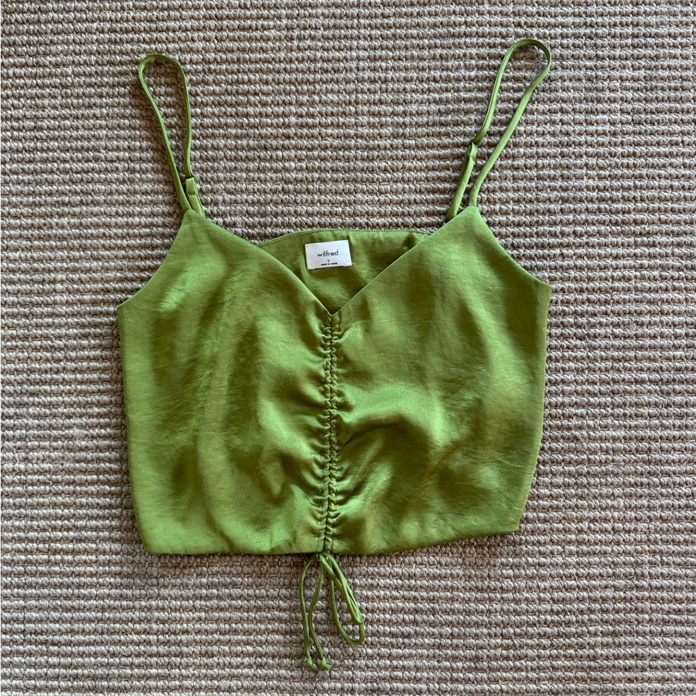 Aritzia Wilfred Verso Satin Camisole Tank Top NWOT
